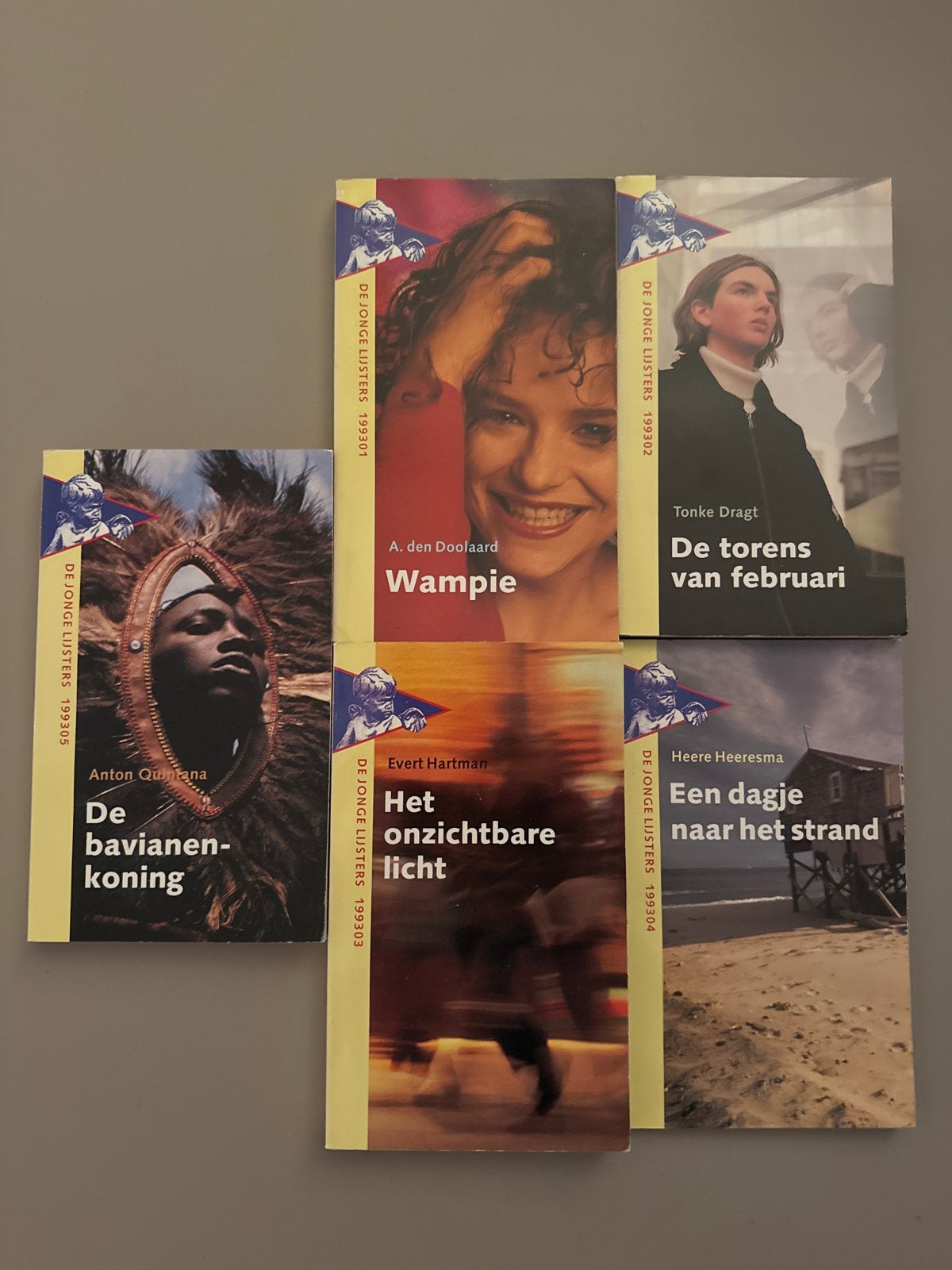 De Jonge Lijsters 1993 - Complete set van 5 boeken, Ophalen of Verzenden, Gelezen, Nederland