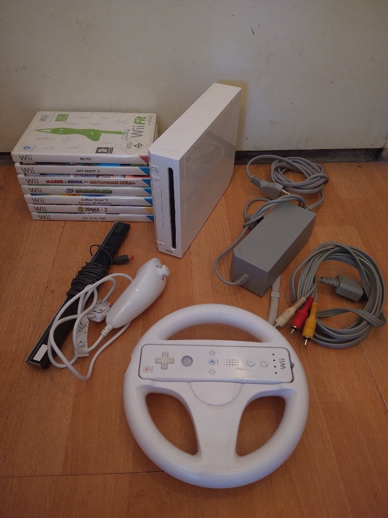Complete Nintendo Wii Set, Ophalen, Zo goed als nieuw, Met 1 controller