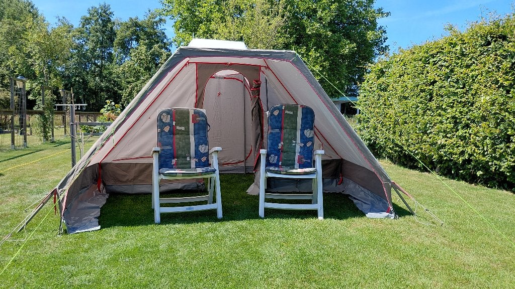 Te koop pyramide tent, Ophalen, Gebruikt, Tot en met 4