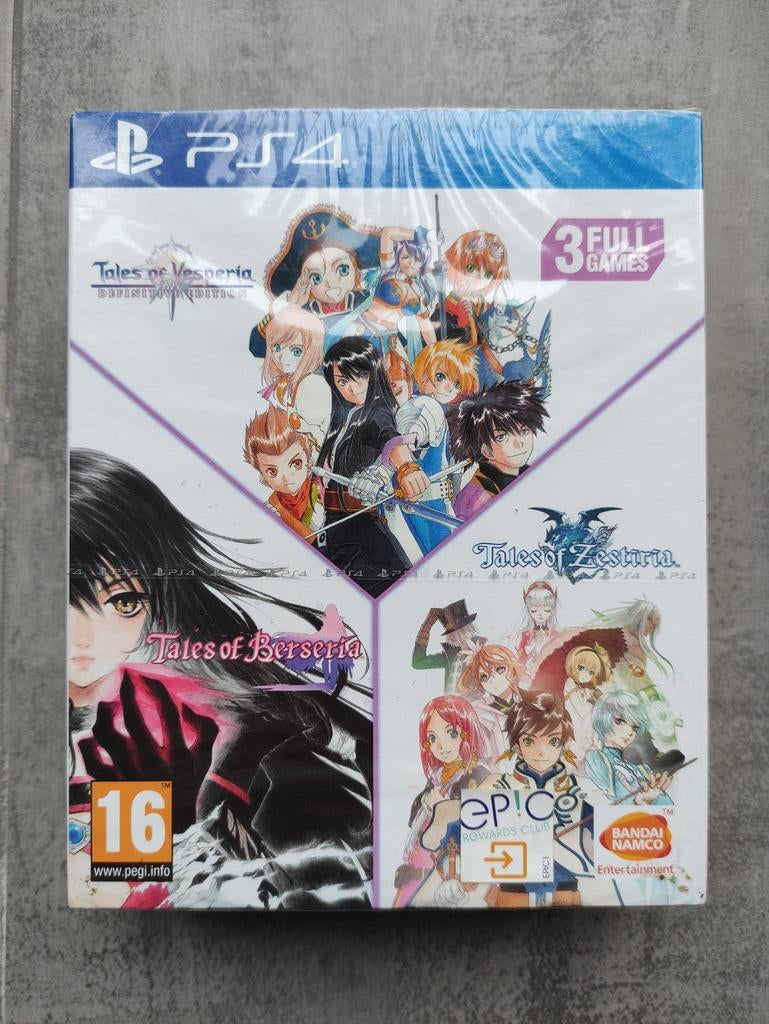 Tales of vesperia + berseria + zestiria boxed sealed, Spelcomputers en Games, 1 speler, Nieuw, Ophalen of Verzenden, Role Playing Game (Rpg)