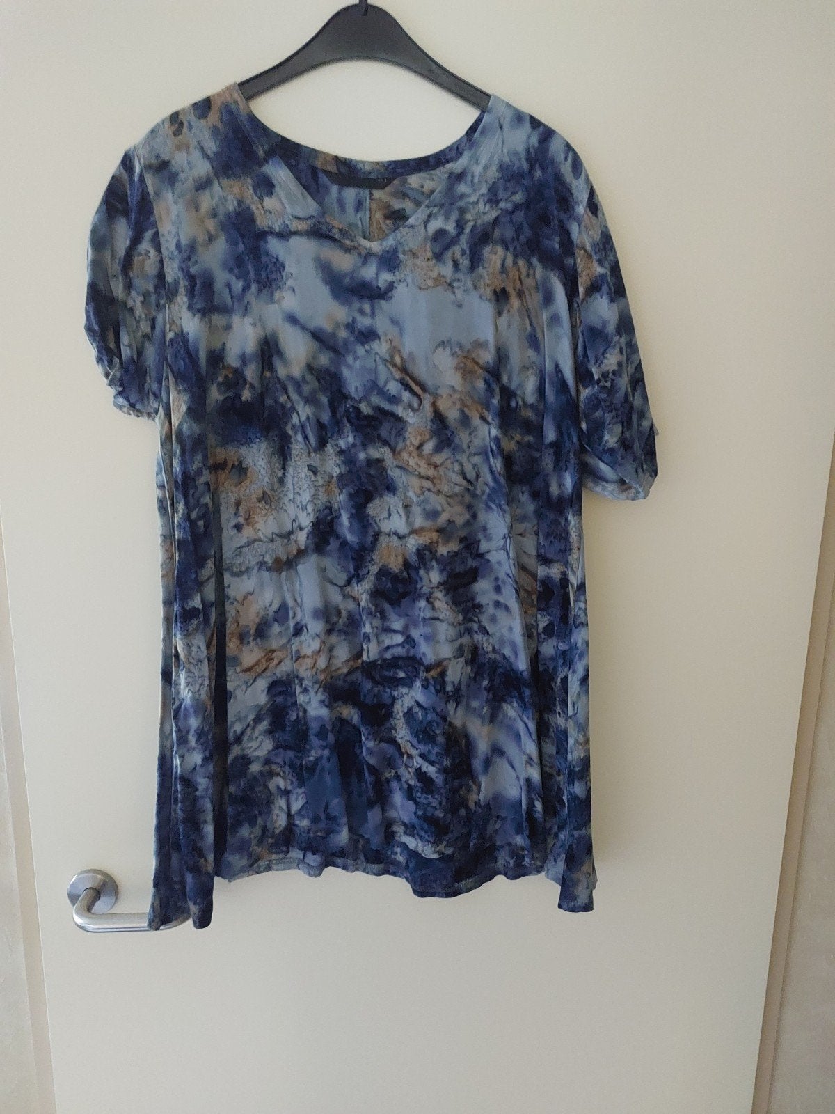 Normal Crazy tie-dye jurk/tuniek - OTO 55 cm, Maat 38/40 (M), Blauw, Ophalen of Verzenden, Normal Crazy