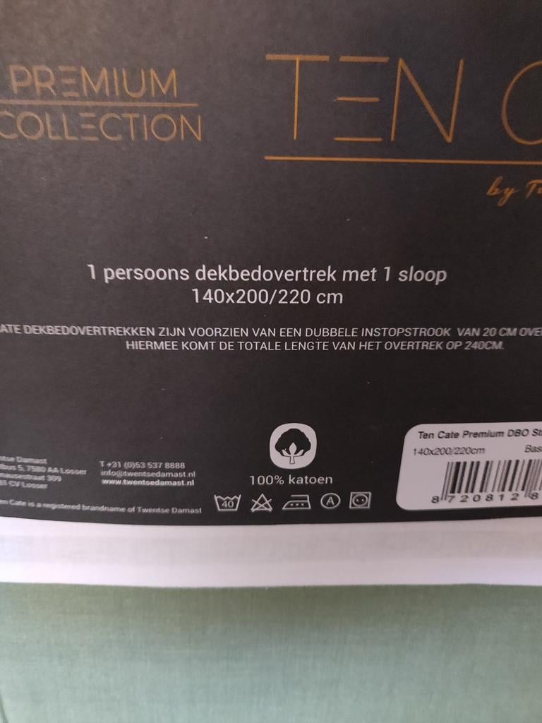Dekbedovertrek een persoon, Eenpersoons, Dekbedovertrek, Ophalen of Verzenden, Zo goed als nieuw