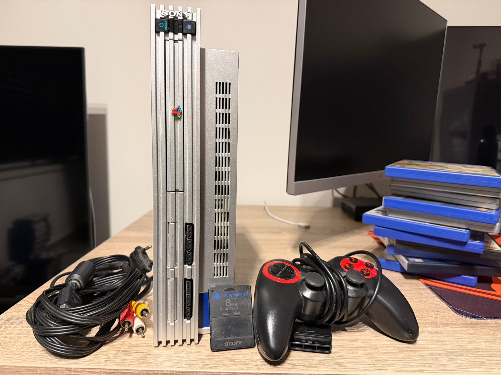 Sony PlayStation 2 Fat + controller + memory card + games (m2458093308 ...