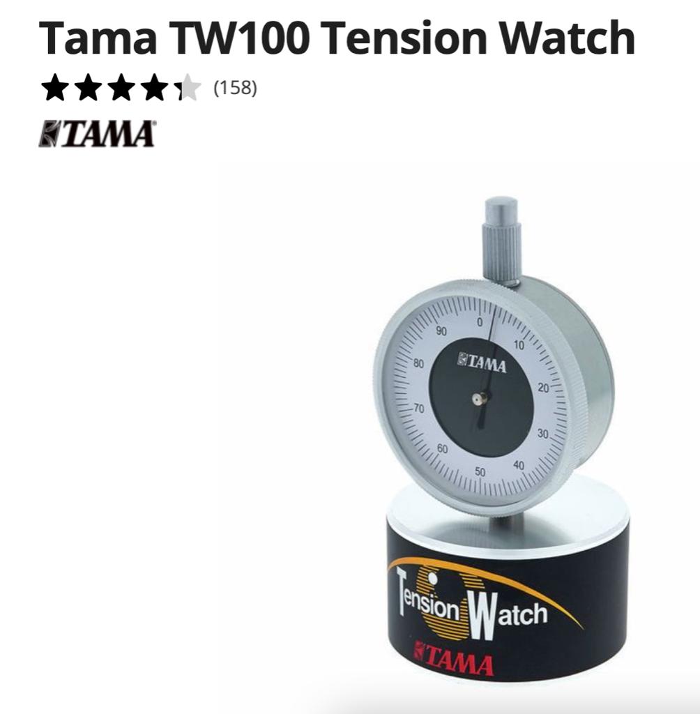 Tama TW100 drumvel spanningsmeter, Ophalen of Verzenden, Gebruikt, Tama