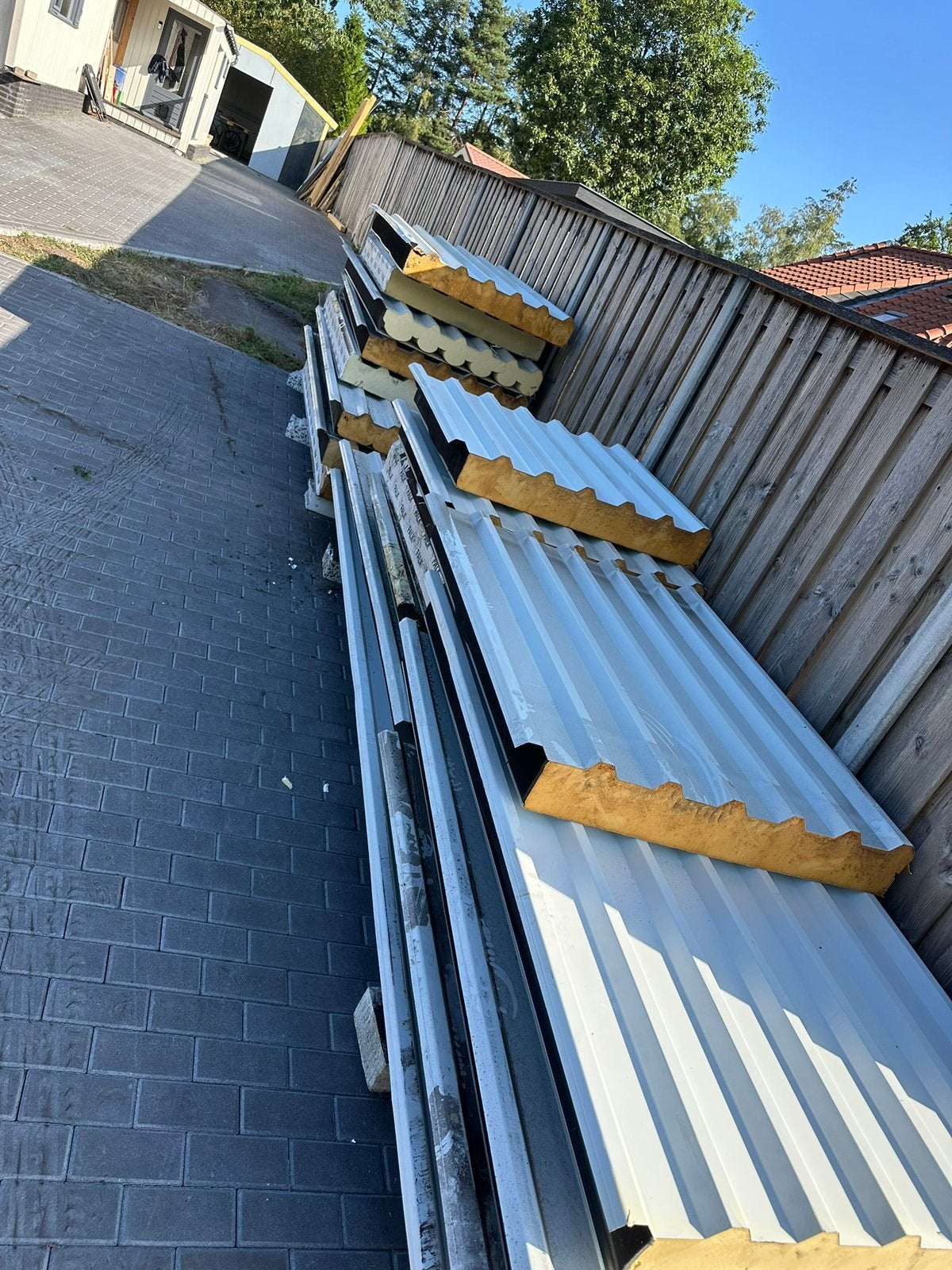 Falk TR1000 sandwichpanelen PIR isolatie 130 / 160mm B-keus!, Ophalen of Verzenden, Gebruikt, 100 mm of meer