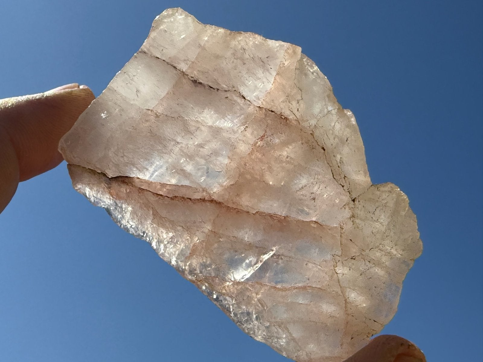 Red Healer Lemurian - Hematoide kwarts mineralen edelstenen, Ophalen of Verzenden, Mineraal