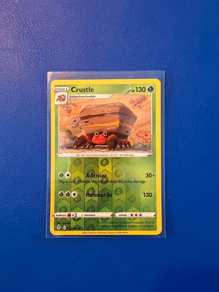 Crustle 012/203 reversed holo Evolving Skies, Verzenden, Zo goed als nieuw