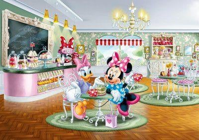 Katrien Duck en Minnie Mouse fotobehang L, Muurdeco4kids, Verzenden, Minder dan 10 m², Kinderkamer, kinderbehang, Minnie Mouse