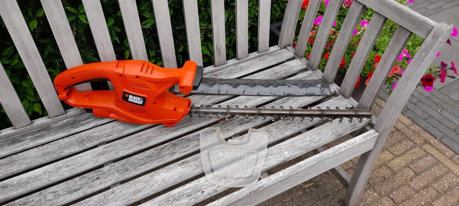 Te koop goed werkende Black & Decker heggenschaar, Ophalen, Gebruikt, Elektrisch