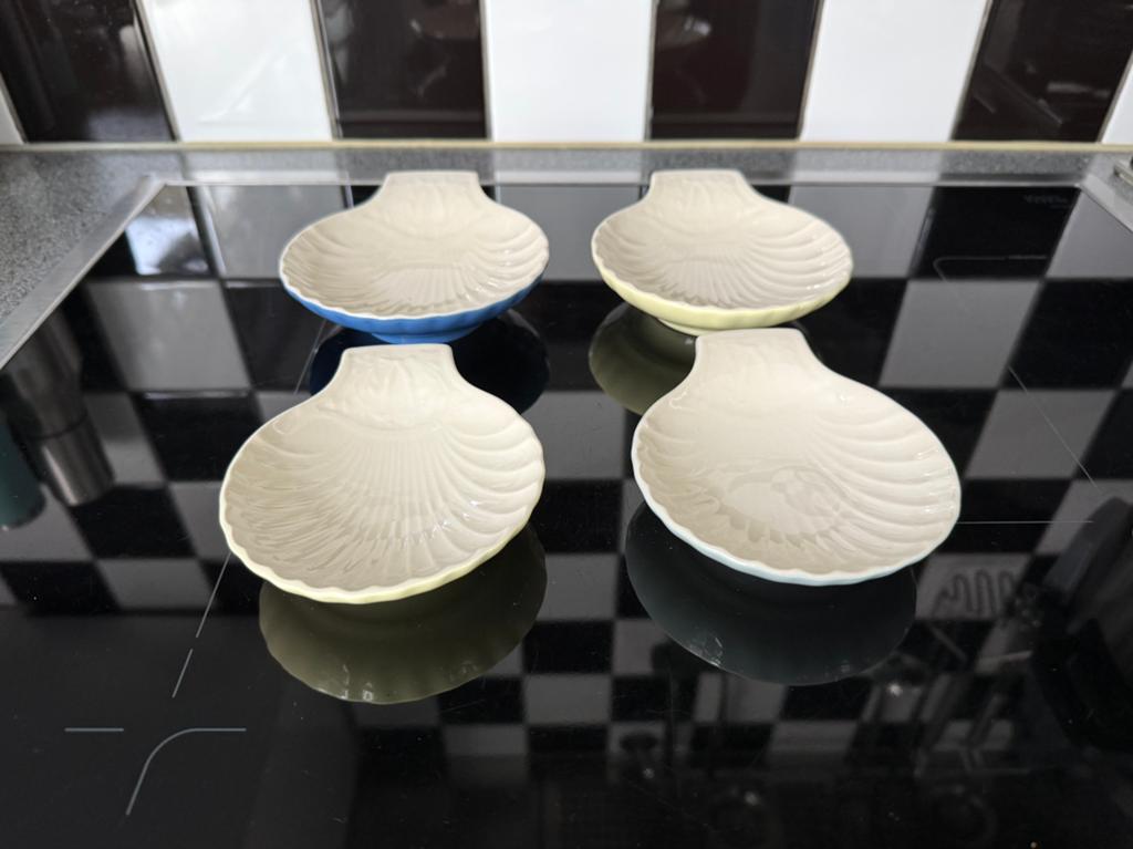 4 Pastel Parafeu Schelpen mt 2 & 3, de Sphinx Maastricht, Ophalen of Verzenden