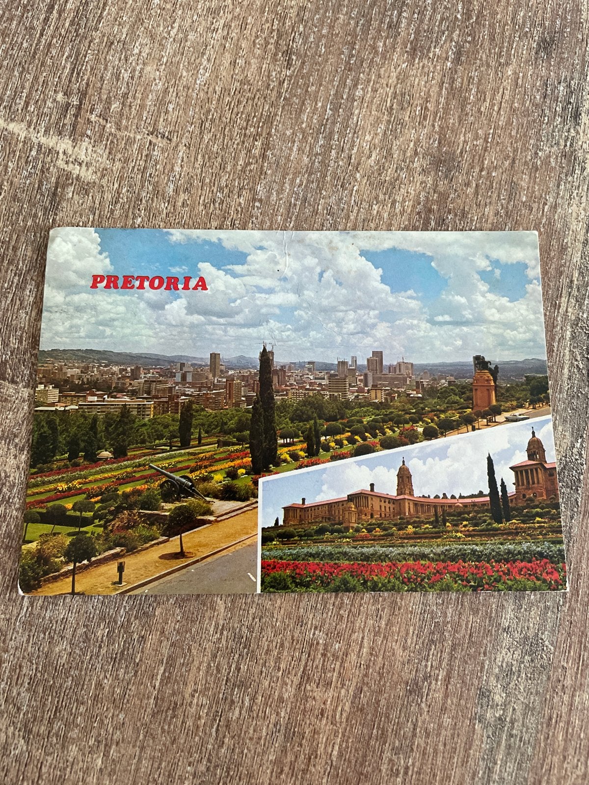 Ansichtkaart Pretoria, Zuid-Afrika - Gelopen, Ophalen of Verzenden, Gelopen, Stad of Dorp