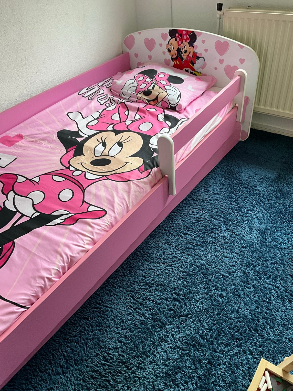 Meisjesbed te koop, Ophalen, 85 tot 100 cm, Zo goed als nieuw, Matras