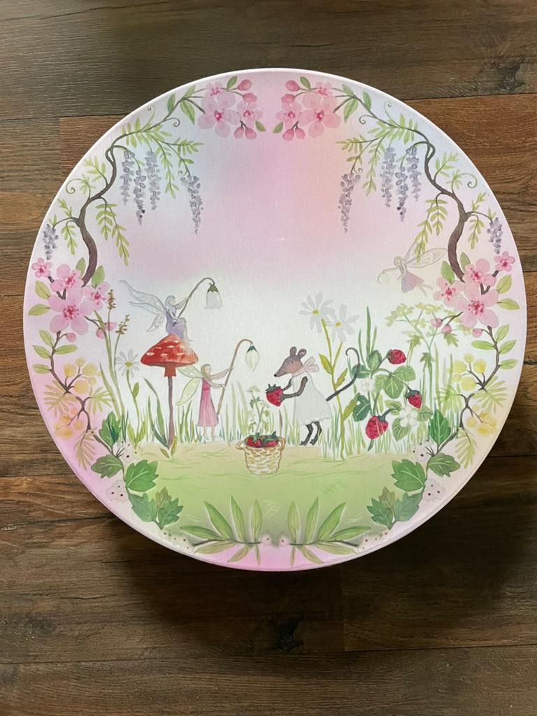 Wandlamp voor kinderkamer met elfjes en muisje, Ophalen, Zo goed als nieuw, Lamp