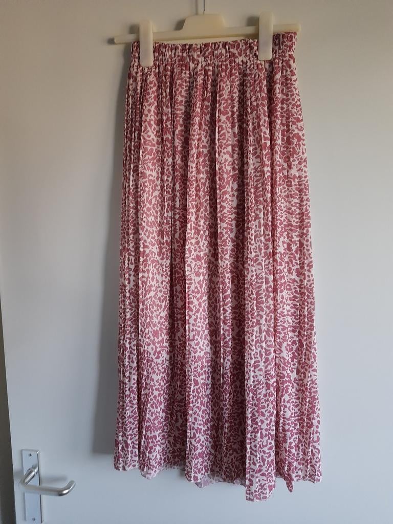 Dames lange  rok mt S/M, Maat 38/40 (M), Ophalen of Verzenden, Zo goed als nieuw, Roze