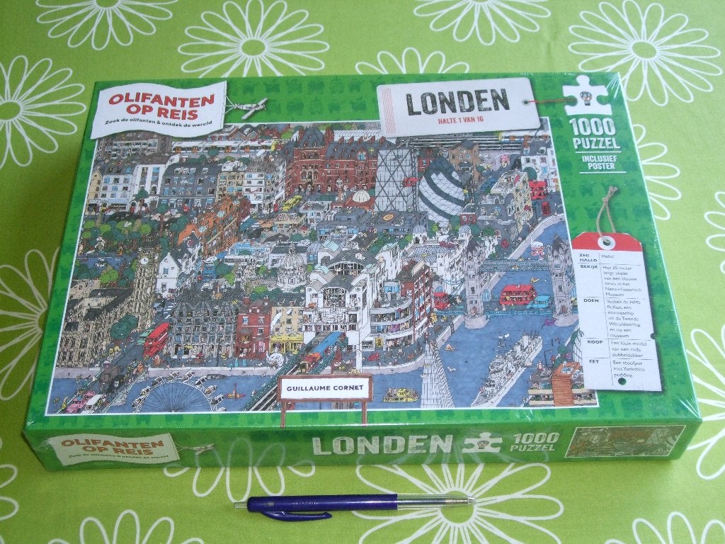 Nieuw in seal: Olifanten op reis - Londen - Halte 1 van 16, Hobby en Vrije tijd, Ophalen of Verzenden, 500 t/m 1500 stukjes, Nieuw