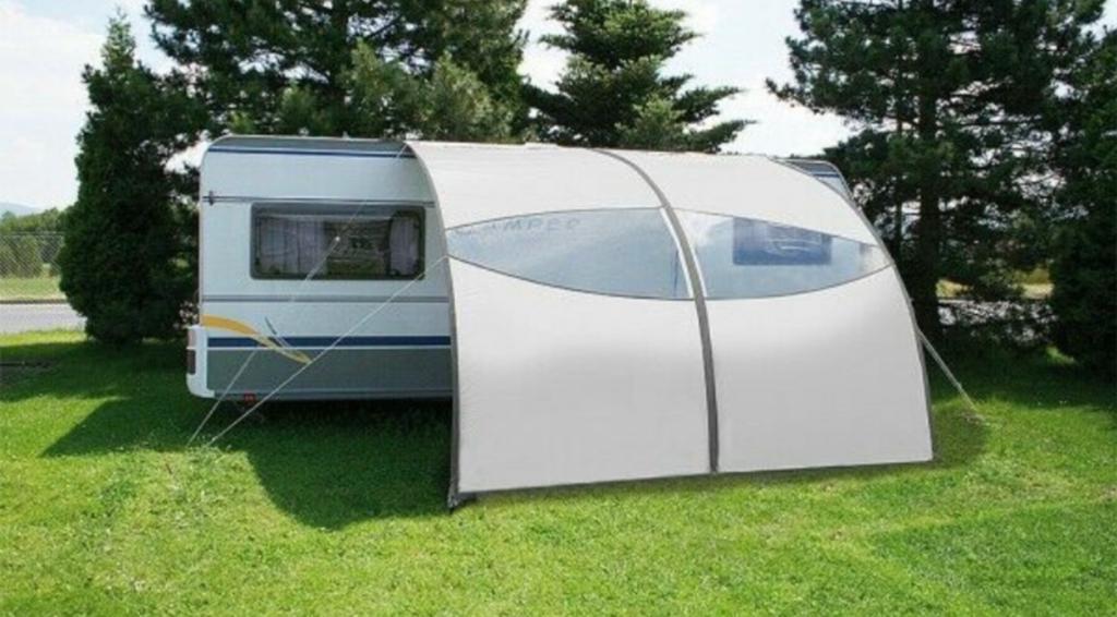 Lichtgewicht caravanluifel - Ideaal voor korte trips!, Caravans en Kamperen, Ophalen, Gebruikt, Polyester, Overige merken