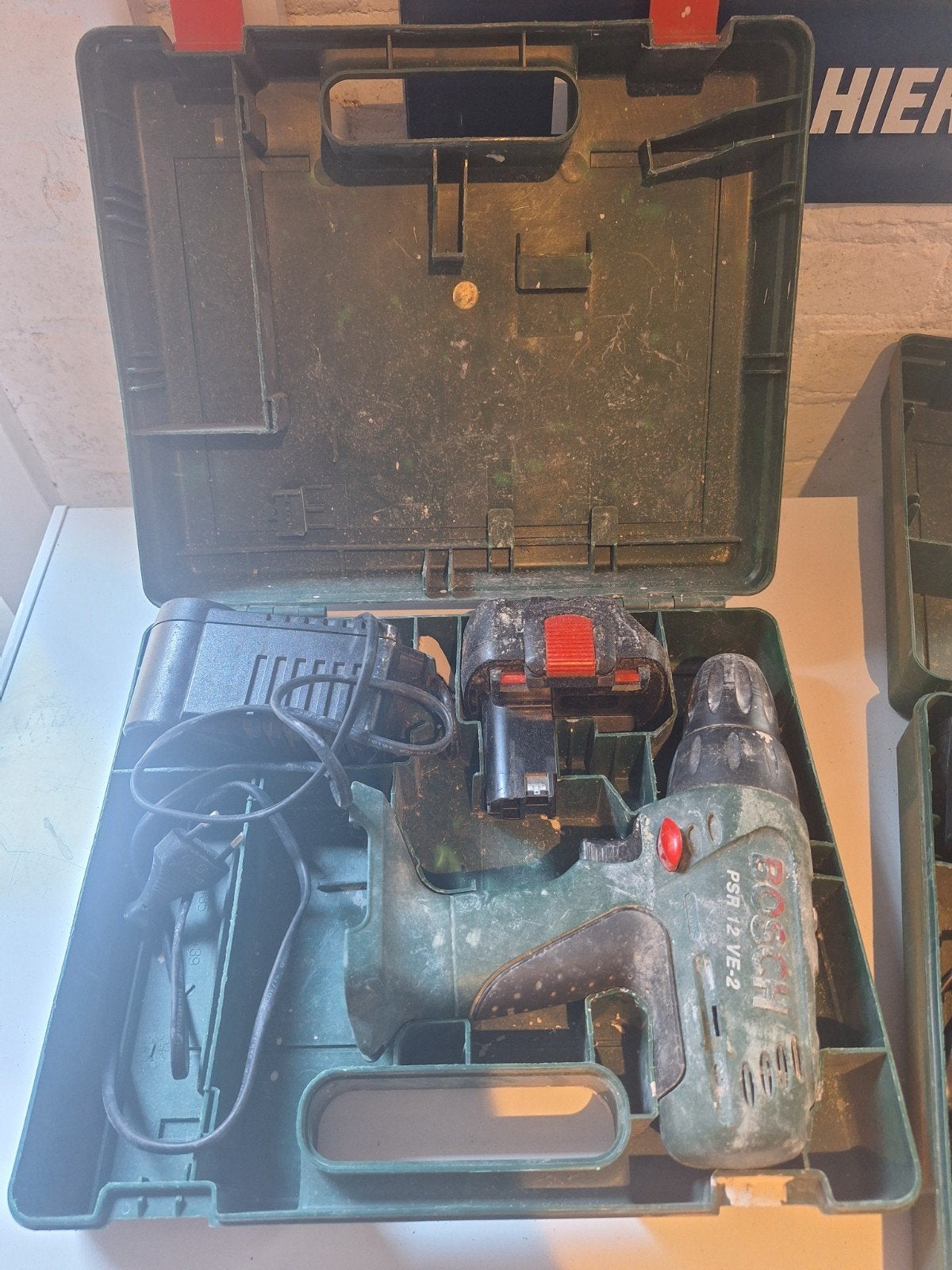 Bosch PSR 12 VE-2 Boor- en Schroefmachine, Doe-het-zelf en Verbouw, Ophalen of Verzenden, Gebruikt, Minder dan 400 watt, Boor- en Schroefmachine