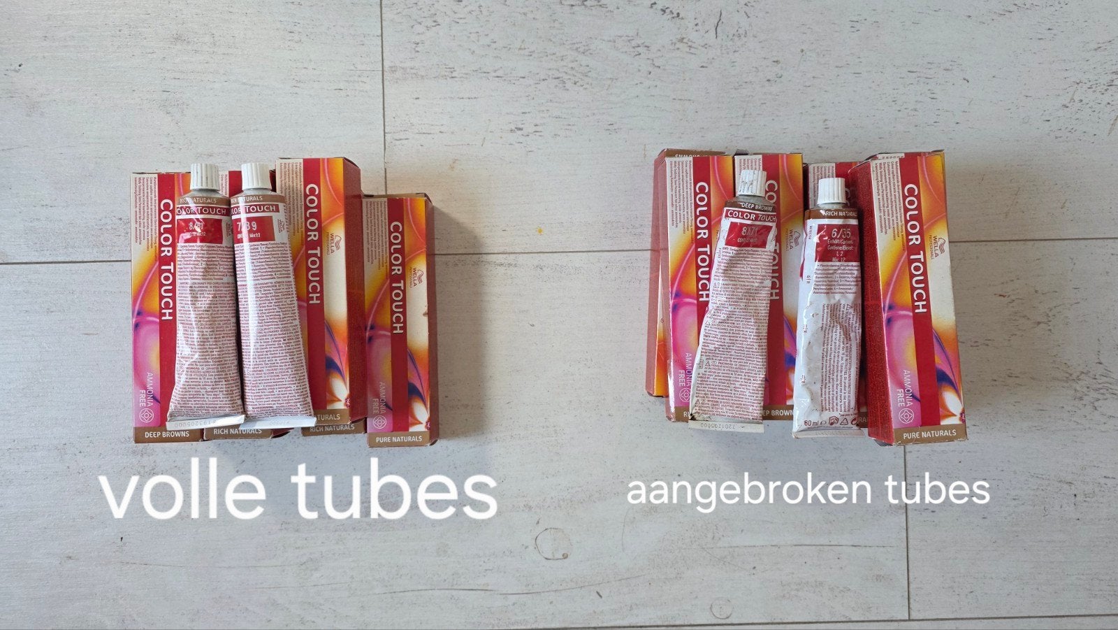 Wella Color Touch tubes, Verzenden, Nieuw, Overige typen