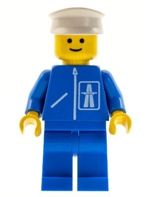 LEGO Minifig Poppetje Classic Town hgh002, Ophalen of Verzenden, Zo goed als nieuw, Minifiguur, Lego