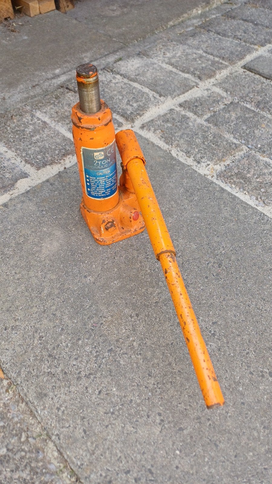 2 Ton Hydraulische Potkrik - Gebruikt, Ophalen, Gebruikt, Hydraulisch, Potkrik
