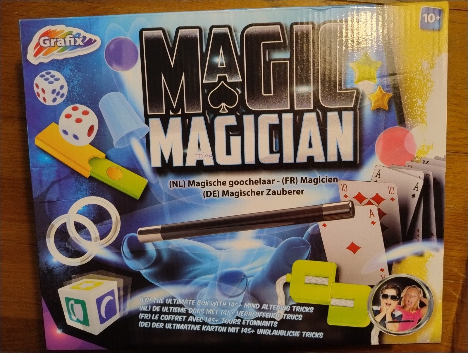 Grafix Magic Magician Goocheldoos (2x)  Zgan, Ophalen, Zo goed als nieuw, Jongen of Meisje