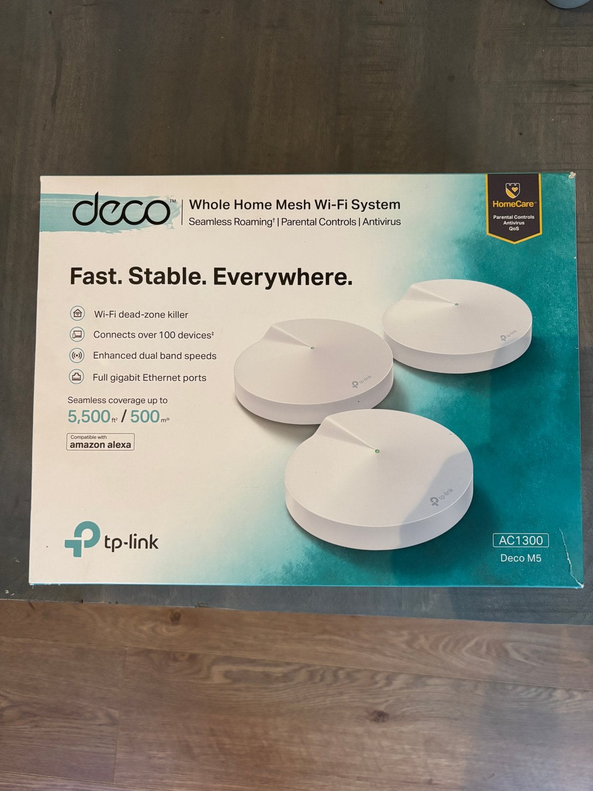 TP-Link Deco M5 (3-pack) – Whole Home Mesh Wi-Fi Systeem, Ophalen of Verzenden, Gebruikt, Router