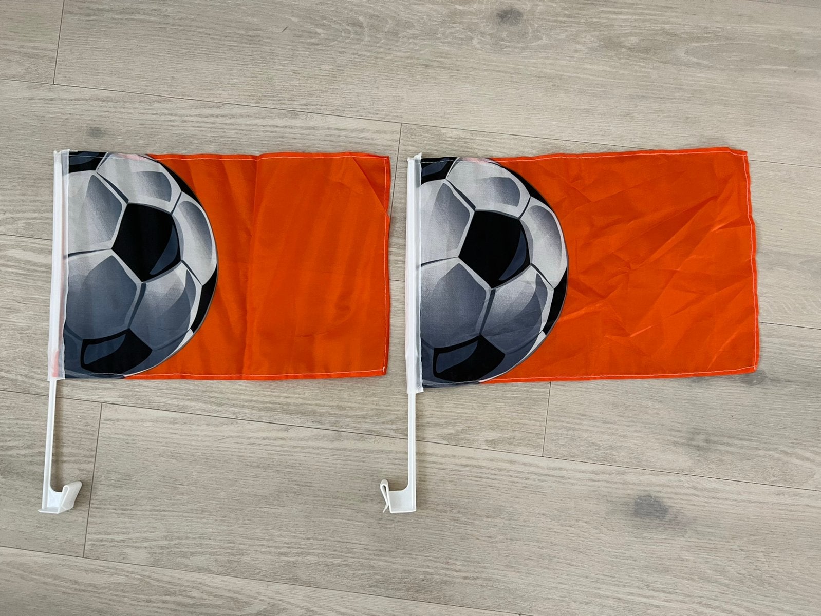 180 stuks oranje auto vlaggetjes, Ophalen of Verzenden, Nieuw