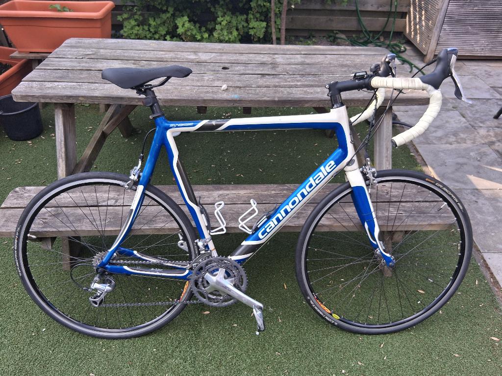 Racefiets Cannondale, Fietsen en Brommers, Fietsen | Racefietsen, 28 inch, Gebruikt, Carbon, 57 tot 61 cm