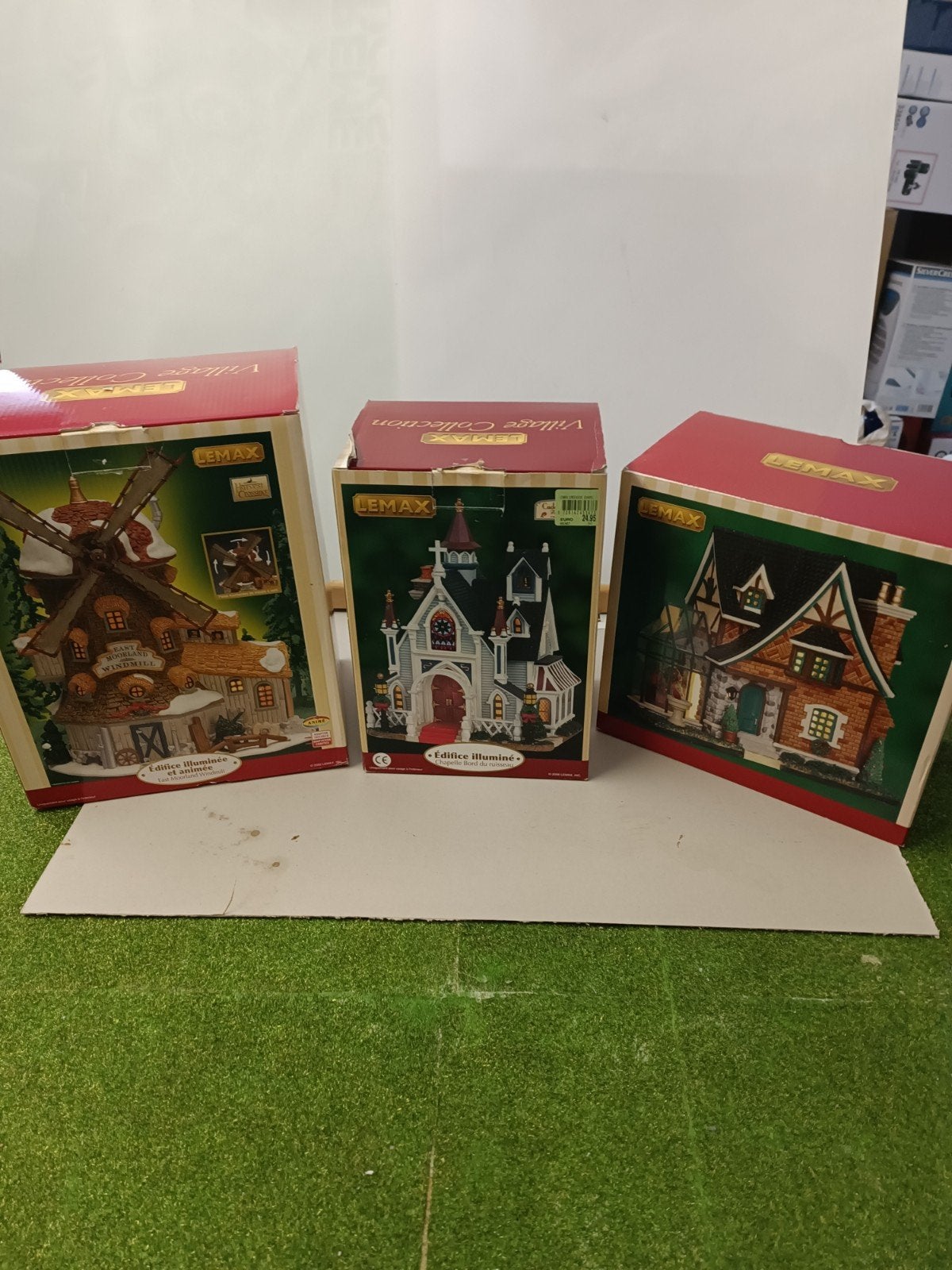 miniatuur kerstdorp, Ophalen, Gebruikt