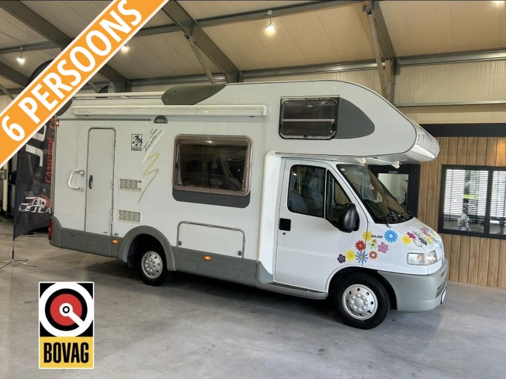 Knaus Sun Traveller 605MF 6-Persoons Fiat Ducato 2.8JTD, Alkoof, Ringverwarming, Fiat, Bedrijf