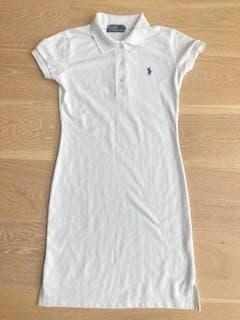 Witte polo jurk van Polo Ralph Lauren mt. 158/164, Kinderen en Baby's, Kinderkleding | Maat 158, Meisje, Ophalen of Verzenden