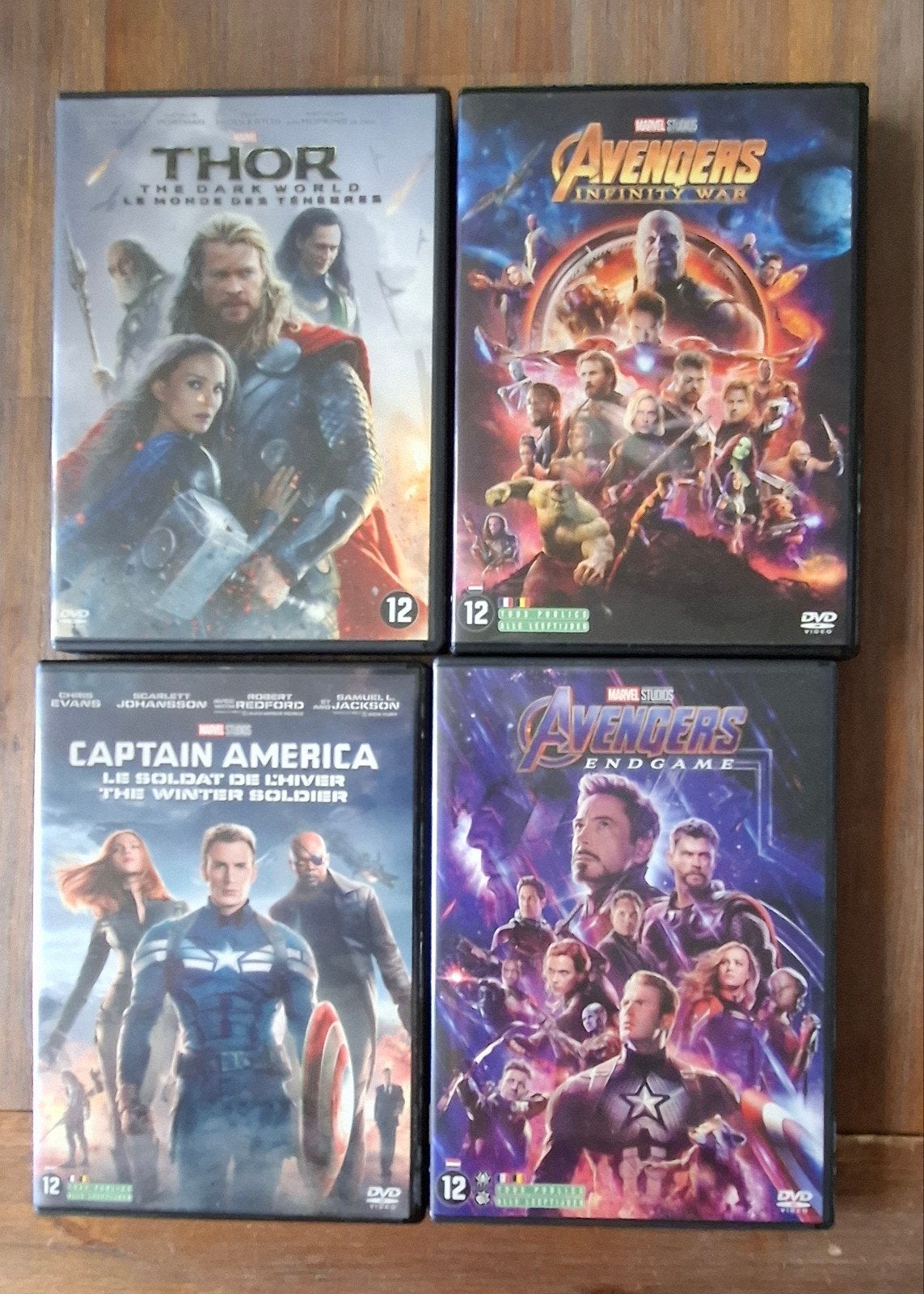 Marvel DVD Collectie: Thor, Avengers, Captain America, Nederlands, Actiethriller, Ophalen of Verzenden, Vanaf 12 jaar