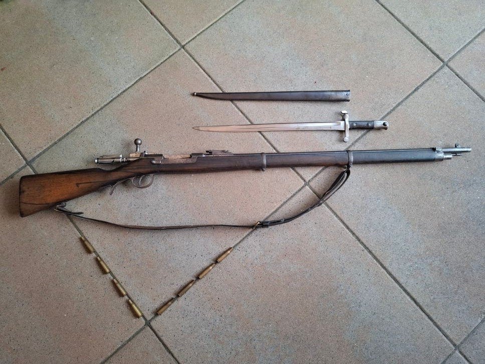 Kropatschek M1886 Geweer - Compleet met accessoires, Ophalen of Verzenden, Landmacht