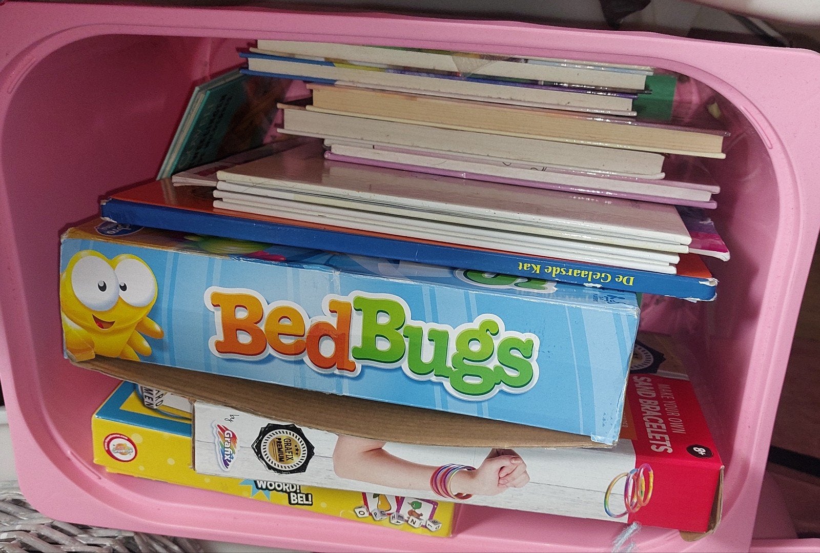 Gratis ophalen; partij speelgoed, spelletjes en kinderboeken, Ophalen