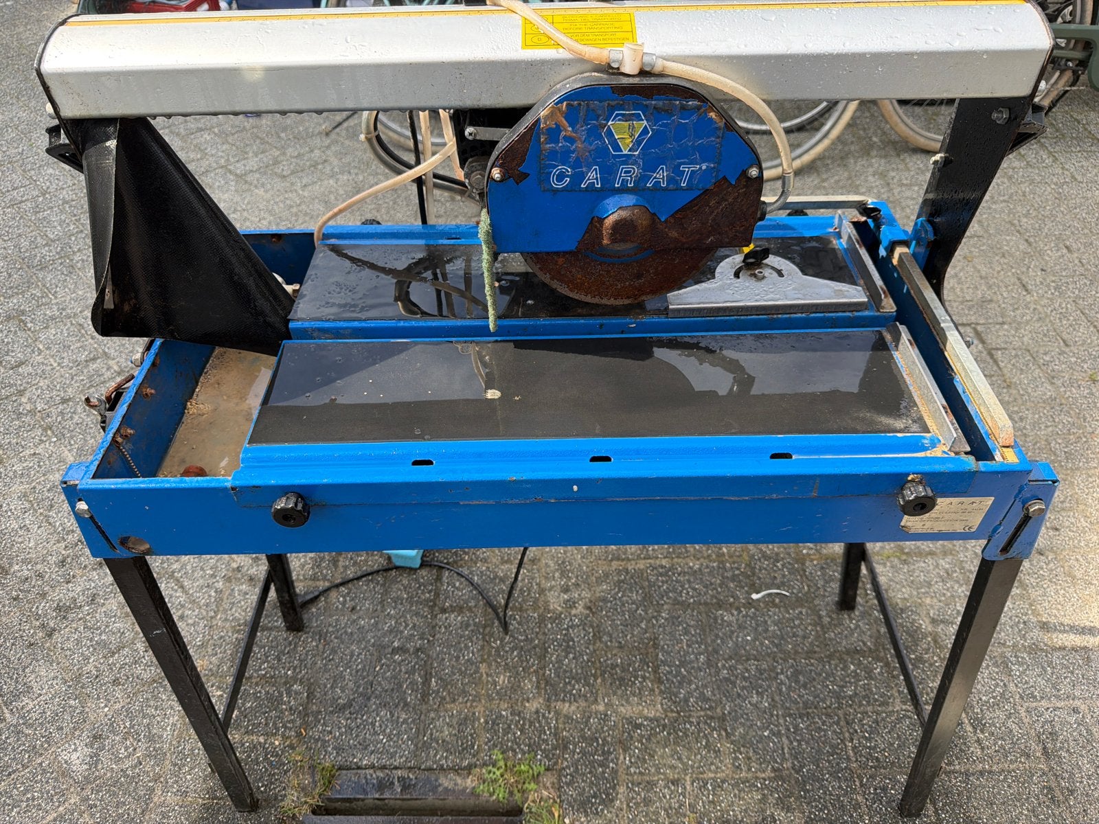 Carat waterzaagtafel BUK200 motor class F, Gebruikt, 70 mm of meer, Overige typen, 600 tot 1200 watt