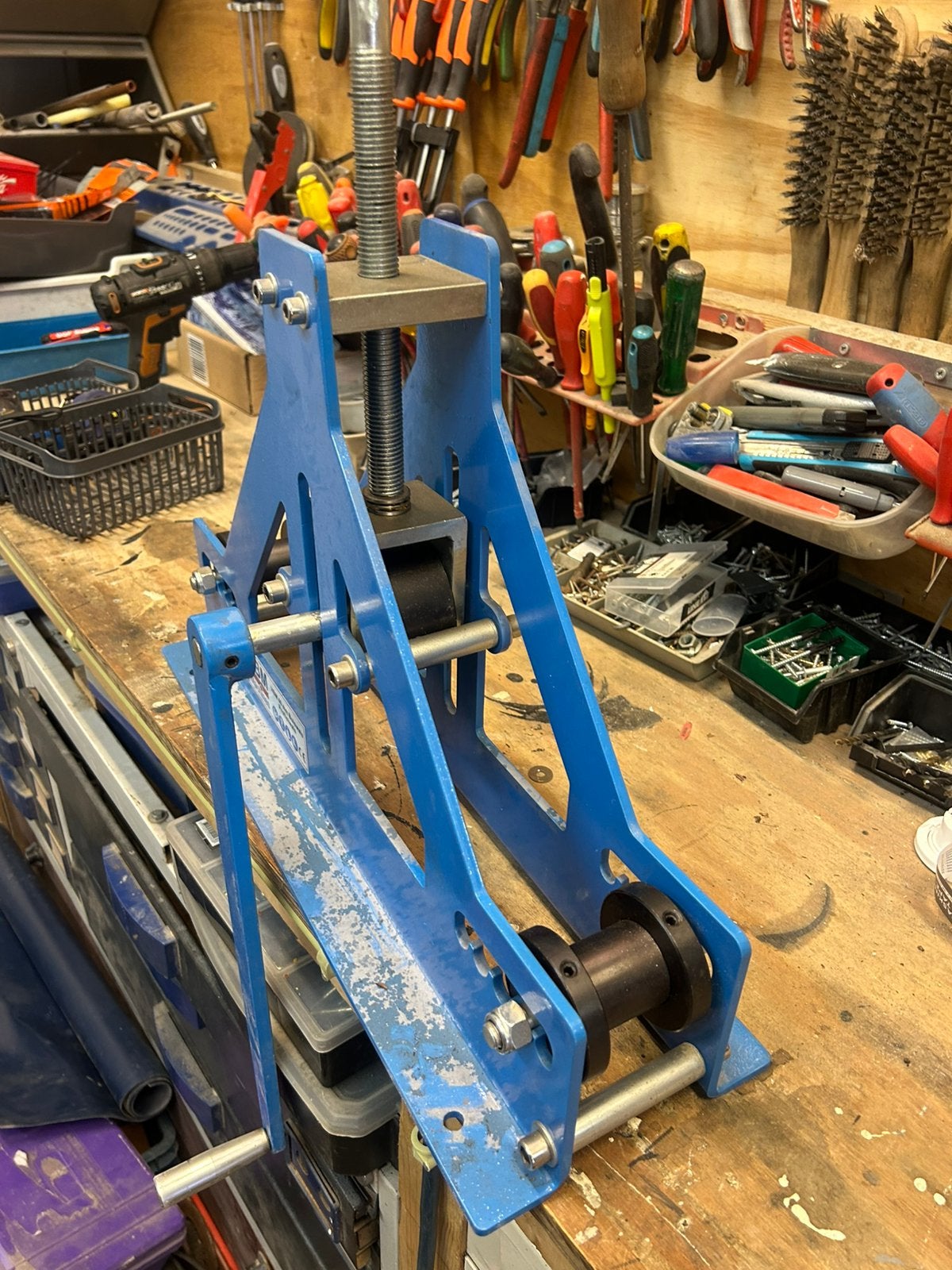 Pijpenbuigeer profielwals, Doe-het-zelf en Verbouw, Gereedschap | Overige machines, Ophalen of Verzenden, Zo goed als nieuw