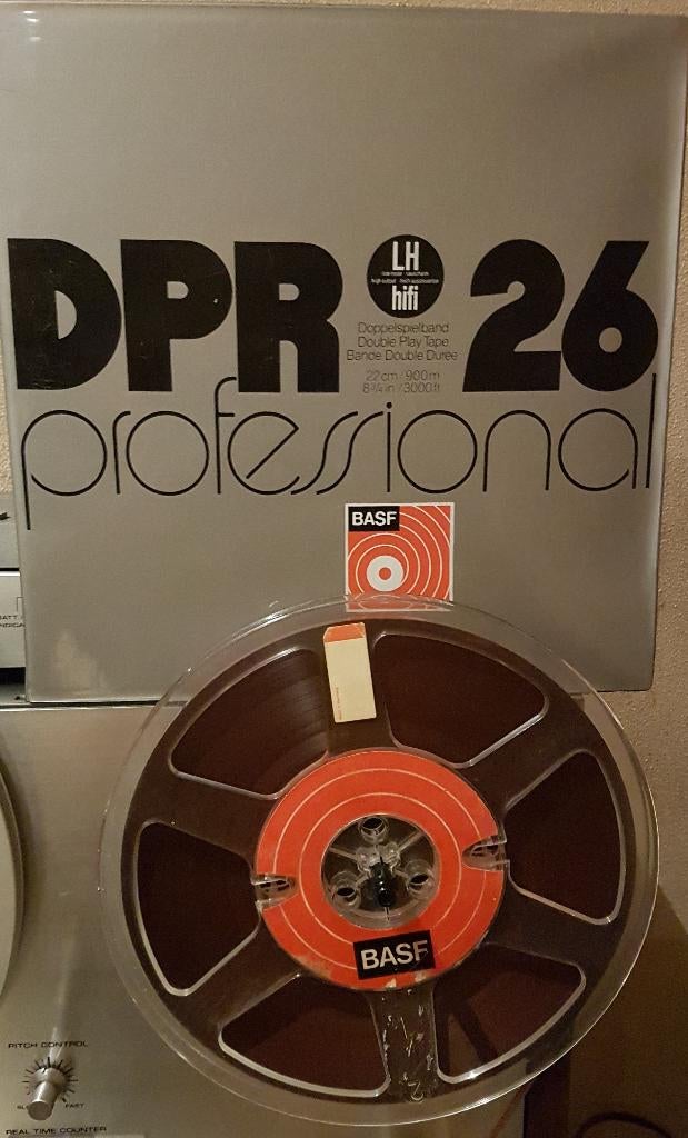 RADIO VERONICA GESCHIEDENIS 22 CM BASF TAPE, Verzenden, Bandrecorder