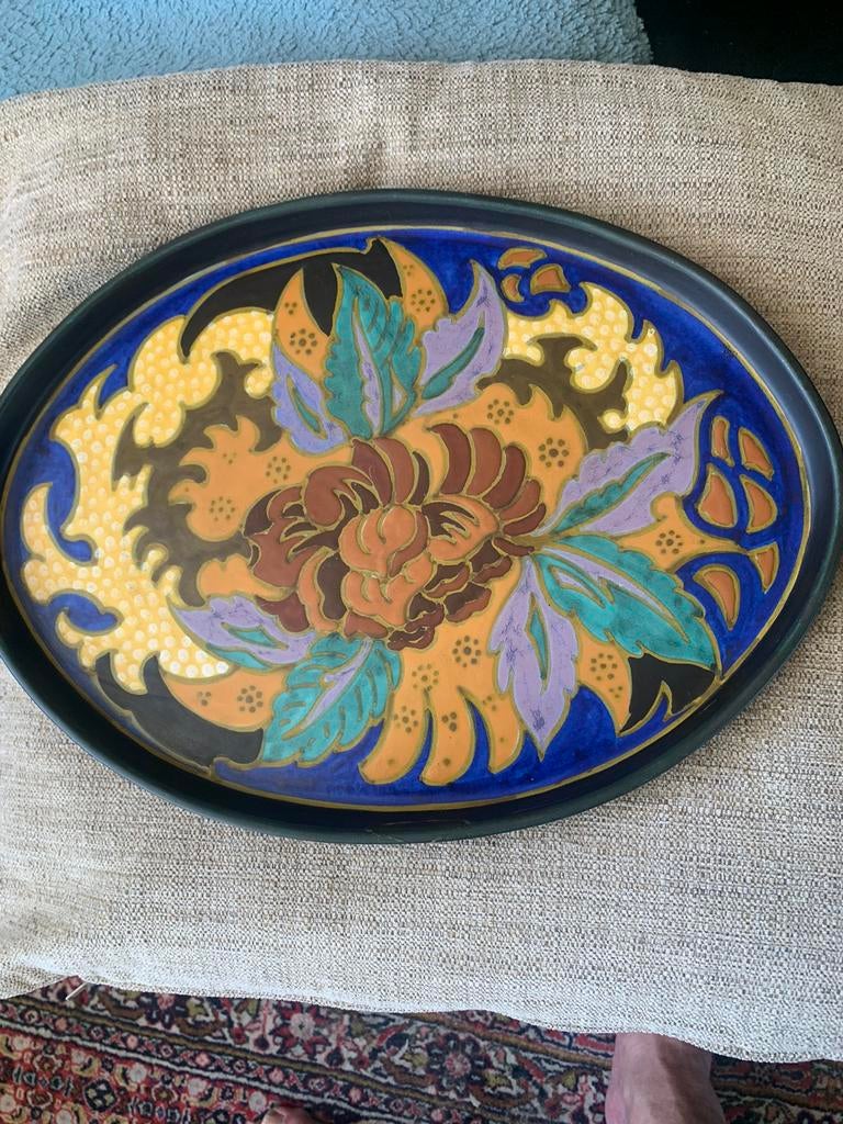 Schaal of dienblad gouda plateel pico, Ophalen