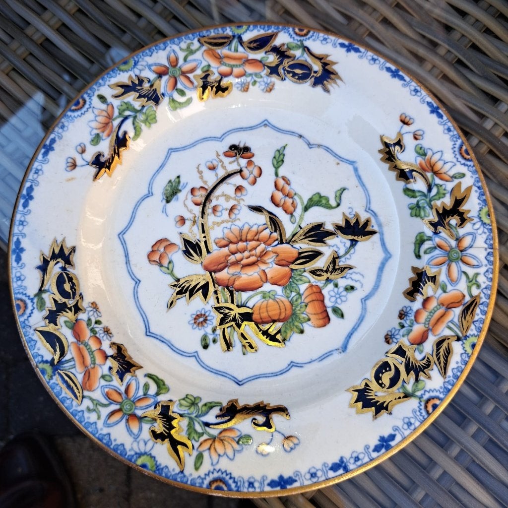 Antieke Chinese porseleinen borden, handgeschilderd, Ophalen of Verzenden