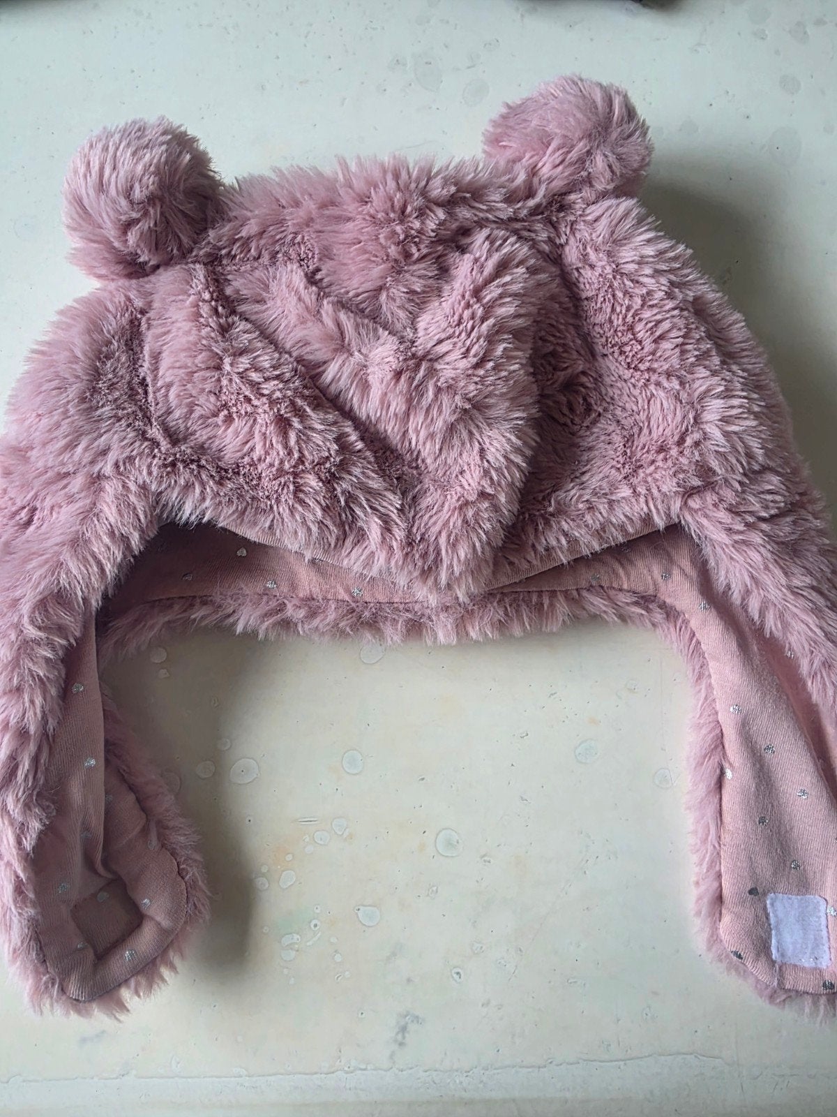 Roze meisjes muts met oortjes - Maat 2-3 jaar, Kinderen en Baby's, Babykleding | Mutsen, Sjaals en Wanten, Gebruikt, Meisje, Ophalen of Verzenden
