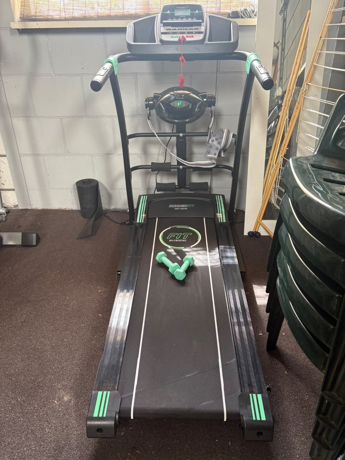 RunnerFit Loopband met Massagefunctie en Halters, Ophalen, Gebruikt, Armen, Metaal