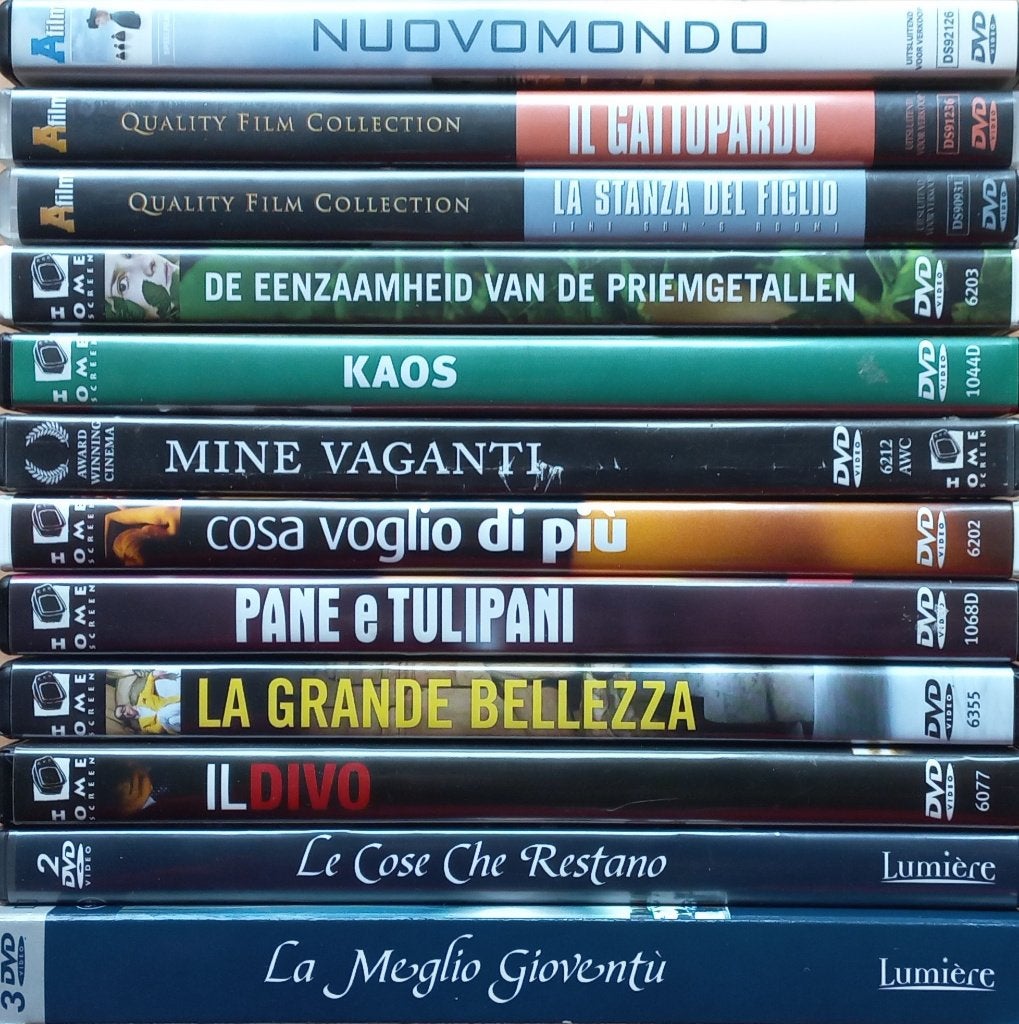 Italiaanse arthouse 12x dvd, 15Disc Set, 1 koop, Extra's, Vanaf 16 jaar, Verzenden, Nederlands