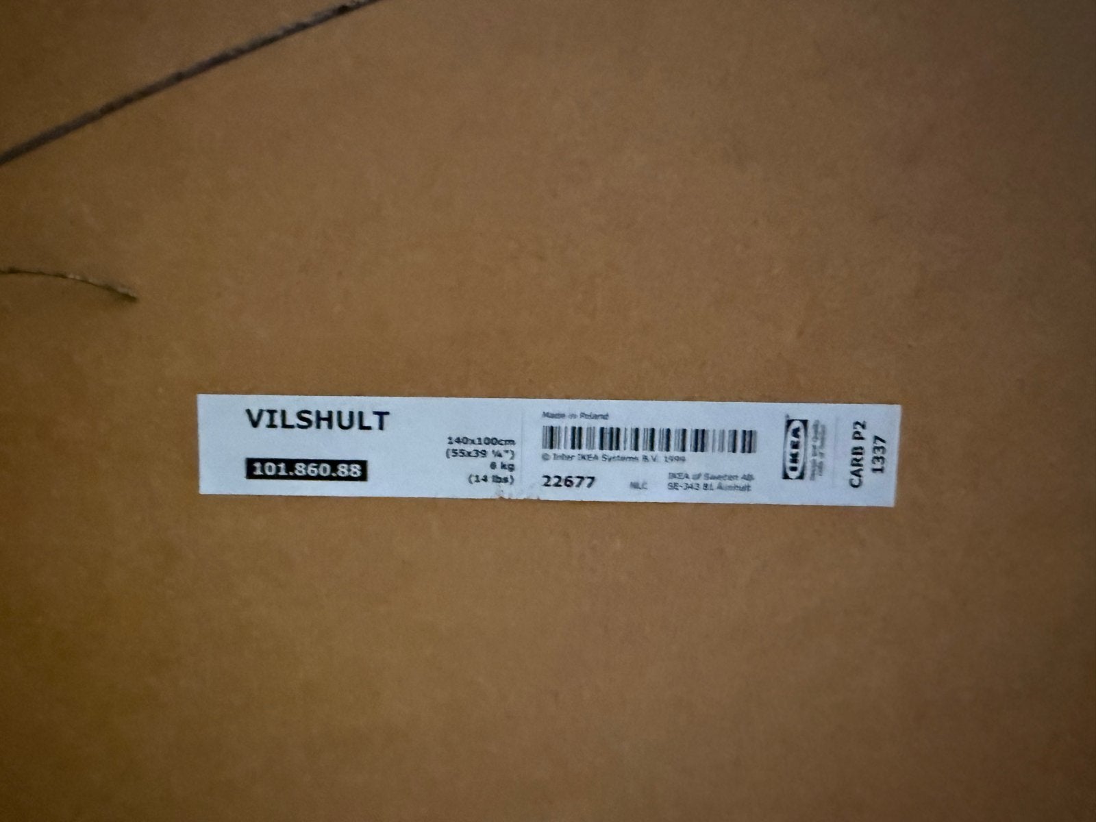 IKEA VILSHULT New York City Canvas 140x100 cm, Ophalen, 125 cm of meer, 75 – 100, Print