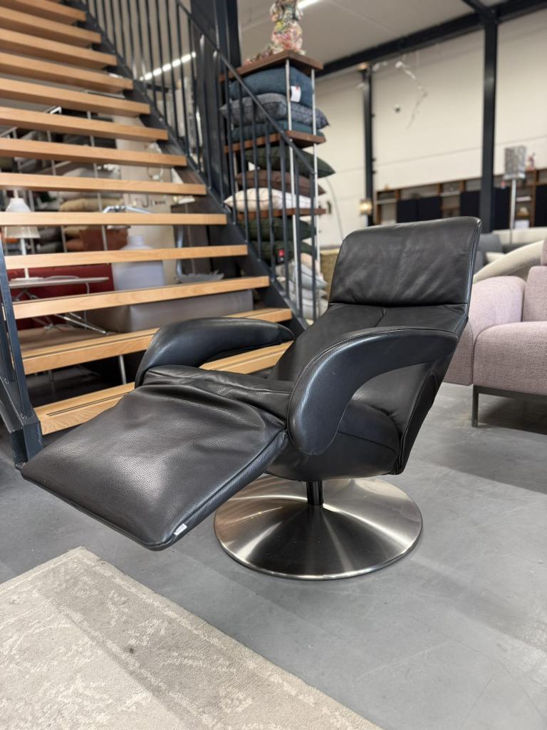 nieuw Jori Symphony Relax Fauteuil zwart leer Design Stoel