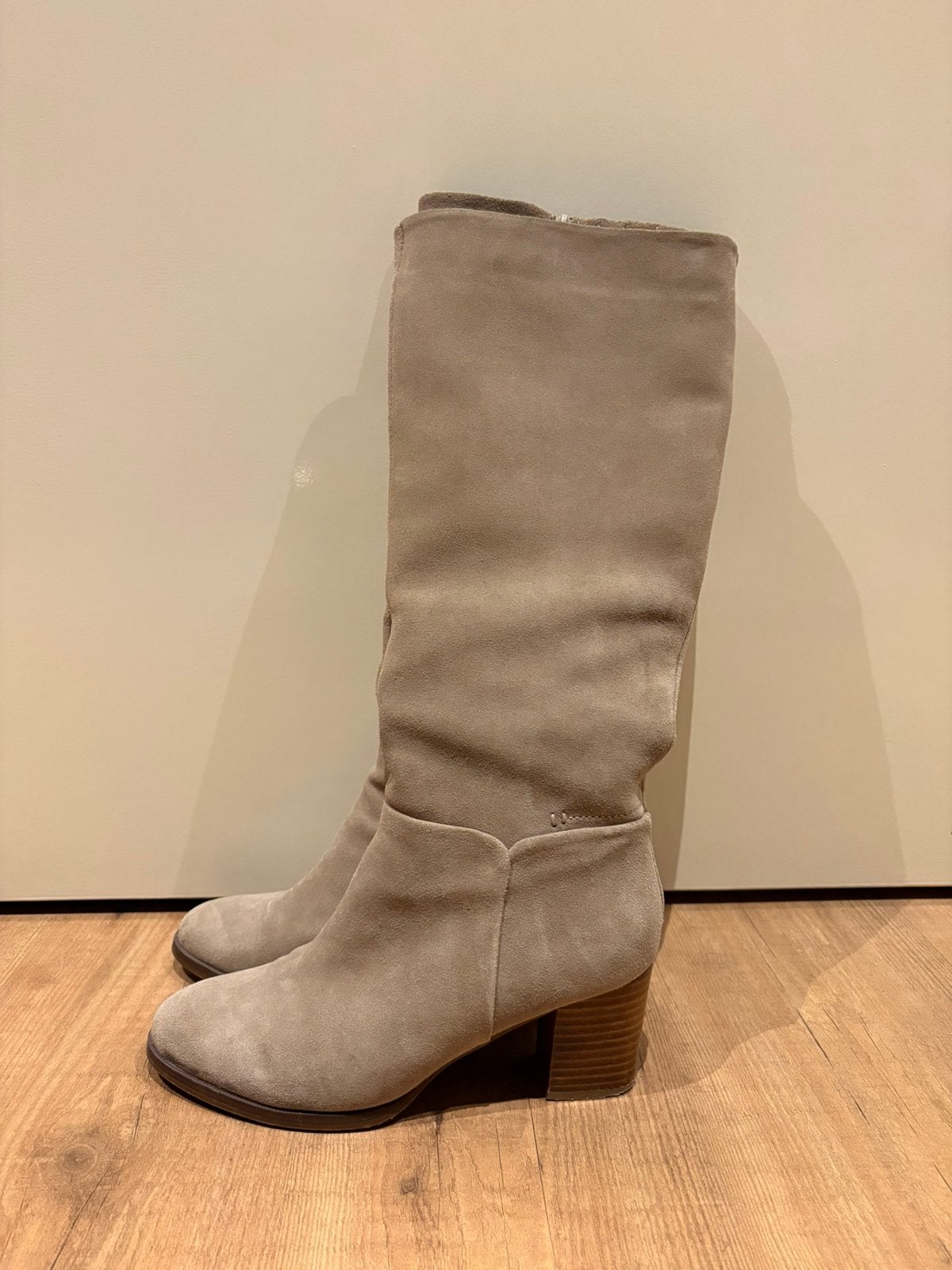 Nelson beige dames laarzen maat 40, Hoge laarzen, Beige, Ophalen of Verzenden, Zo goed als nieuw