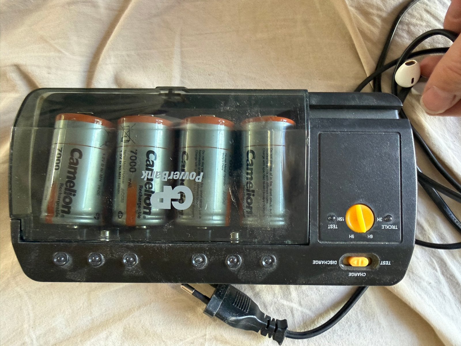 GP Powerbank S320 Batterijlader met Camelion Batterijen, Audio, Tv en Foto, Opladers, Ophalen, Zo goed als nieuw