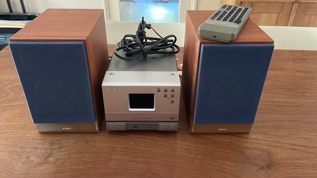 Sony microset HCD-T1 - tuner/versterker + cd-speler, Ophalen, Gebruikt, Microset, Sony
