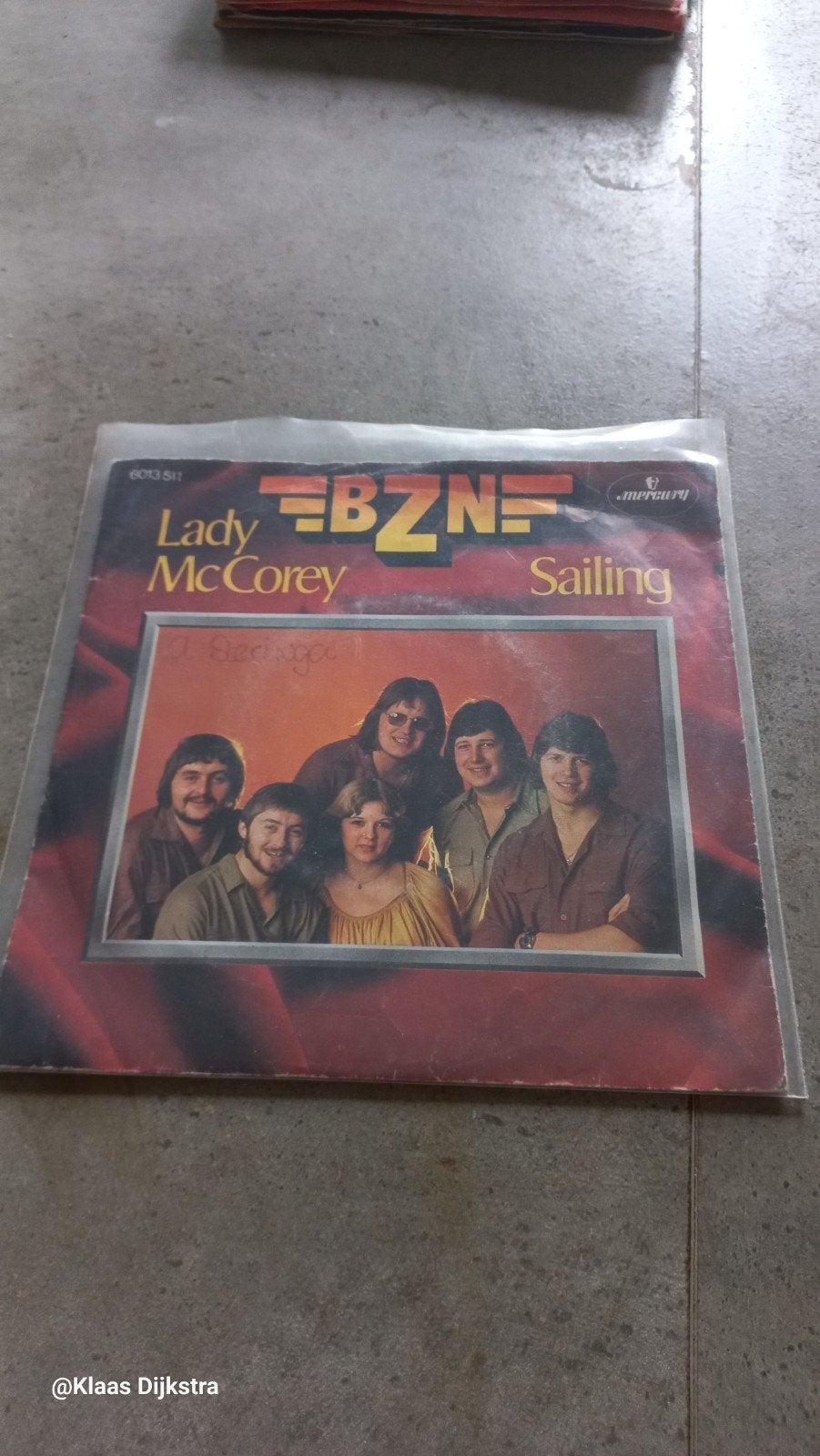 BZN - Lady McCorey / Sailing, Ophalen of Verzenden, Gebruikt, 7 inch, Pop