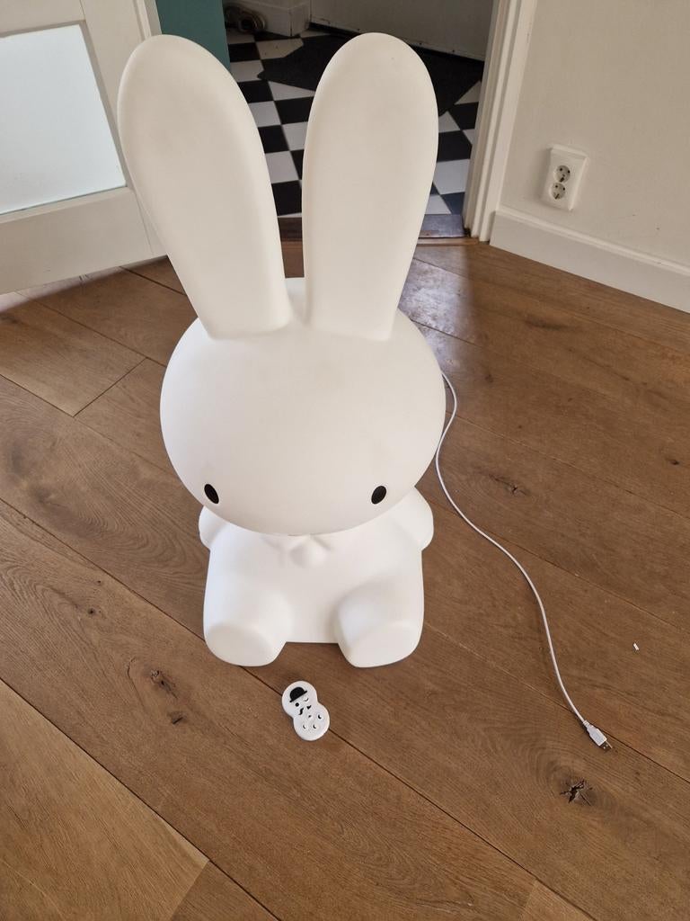Mr. Maria Nijntje XL met afstandsbediening te koop, Kinderen en Baby's, Ophalen, Zo goed als nieuw, Lamp