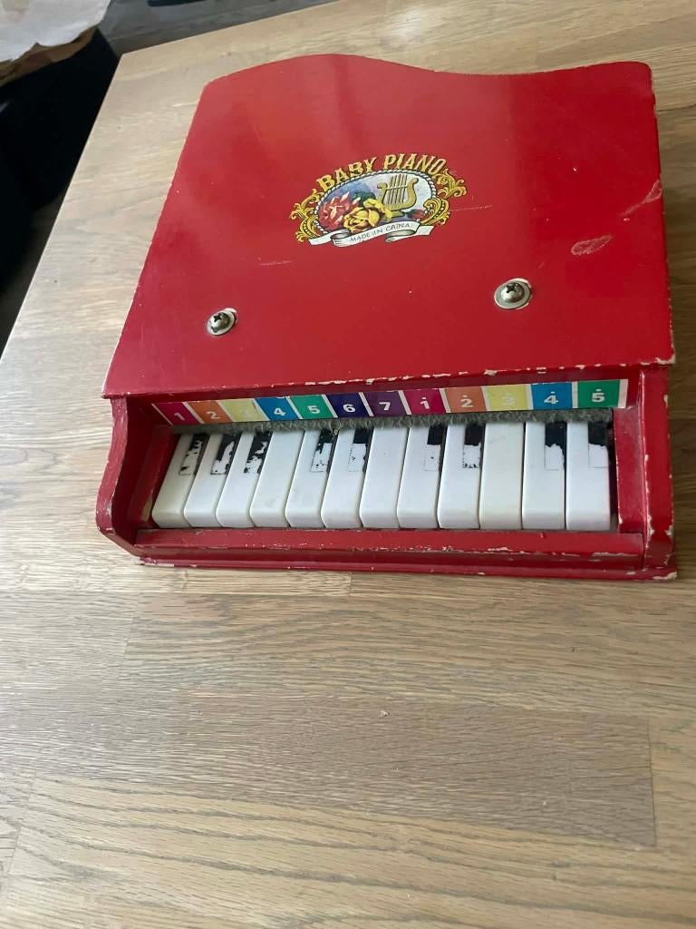 Vintage Baby Piano, Ophalen of Verzenden, Gebruikt, Overige typen